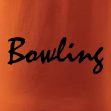 Bowling nápis písacie