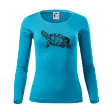 Ceruzkou kreslená korytnačka