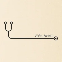 Doktor a sestrička - stetoskop s menom Doktor a sestrička - stetoskop s menom