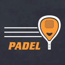 Padel - oranžová raketa