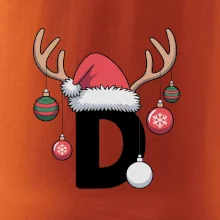 Vianočné rodinné tričká - písmeno a čiapka