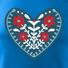 Folklór - srdce modré plné