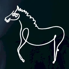 Kôň kreslený Kôň kreslený