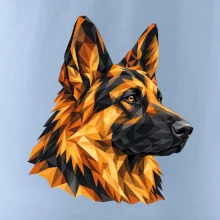 Německý ovčák - geometrická hlava