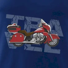 Cestovná motorka Amerika červená Cestovná motorka Amerika červená