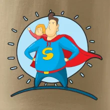Táta superman - dievča Táta superman - dievča
