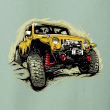 Žltý offroad s navijakom