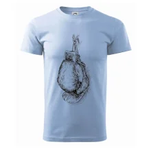 Boxerské rukavice kreslené na výšku