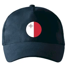 Vlajka Malta okrúhla veľká