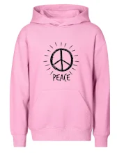 Peace symbol čiernobiely