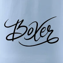 Boxer - nápis okrasný