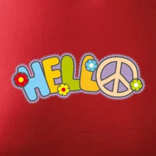 Hello hippie symbol