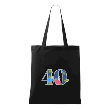 Kvetinové číslo kreslené - 40