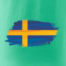 Švédska vlajka kreslená