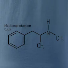 Molekulárna štruktúra Metamfetamín