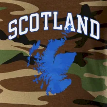 Scotland nápis s mapou Scotland nápis s mapou