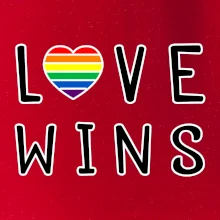Love wins nápis