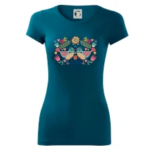 Folklór - dva farebné vtáčiky