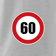 Dopravná značka - obmedzenie rýchlosti 60