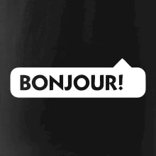 Nápis Bonjour