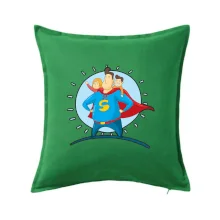 Táta superman - dievča a chlapec Táta superman - dievča a chlapec