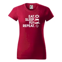 Eat sleep fly repeat