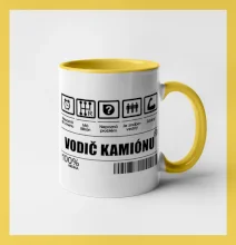 Čiarový kód - Vodič kamiónu