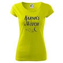 Karma's a Witch - nápis