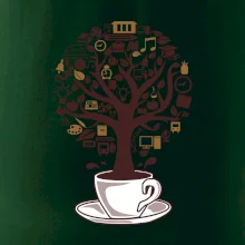 Coffee Tree parts from school icon