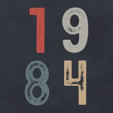 Vintage číslica 1984