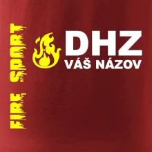 DHZ (oheň, firesport, názov sboru - vlastný nápis)