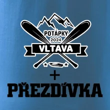 K vode - pádla hory (vlastný nápis)