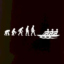 Evolúcia veslovanie 3 ľudia