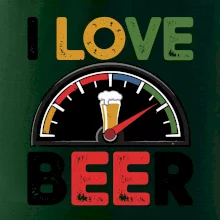 I love beer - palivoměr