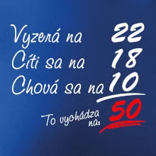Vyzerá, cíti sa, chová sa - 50 rokov