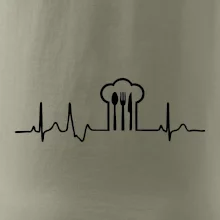 EKG kuchár čiapky a príbory