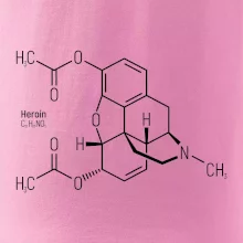 Molekulárna štruktúra Heroín