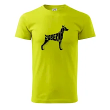 Dobermans - nápis v tele Dobermans - nápis v tele