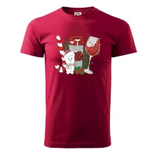 Vianoce, víno a snehuliak