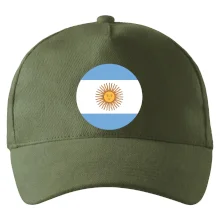 Argentína vlajka guľatá