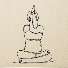 Jóga v sede jedným ťahom