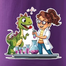 Chemik a dinosaurus - dievča