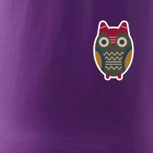 Folklór na prsníku sova