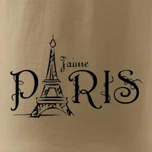 Paris nápis Eiffelovka rovný