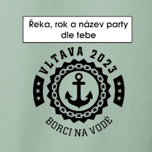 K vode - kotva (vlastný nápis)