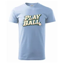 Play ball retro sportovní nápis