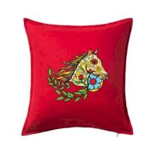 Kôň farebný s listami