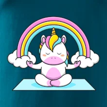 Yoga jednorožec - dúha