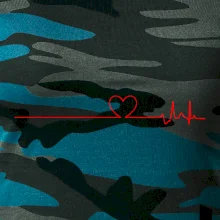 Poker EKG srdce červené