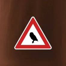 Dopravná značka - Pozor sova